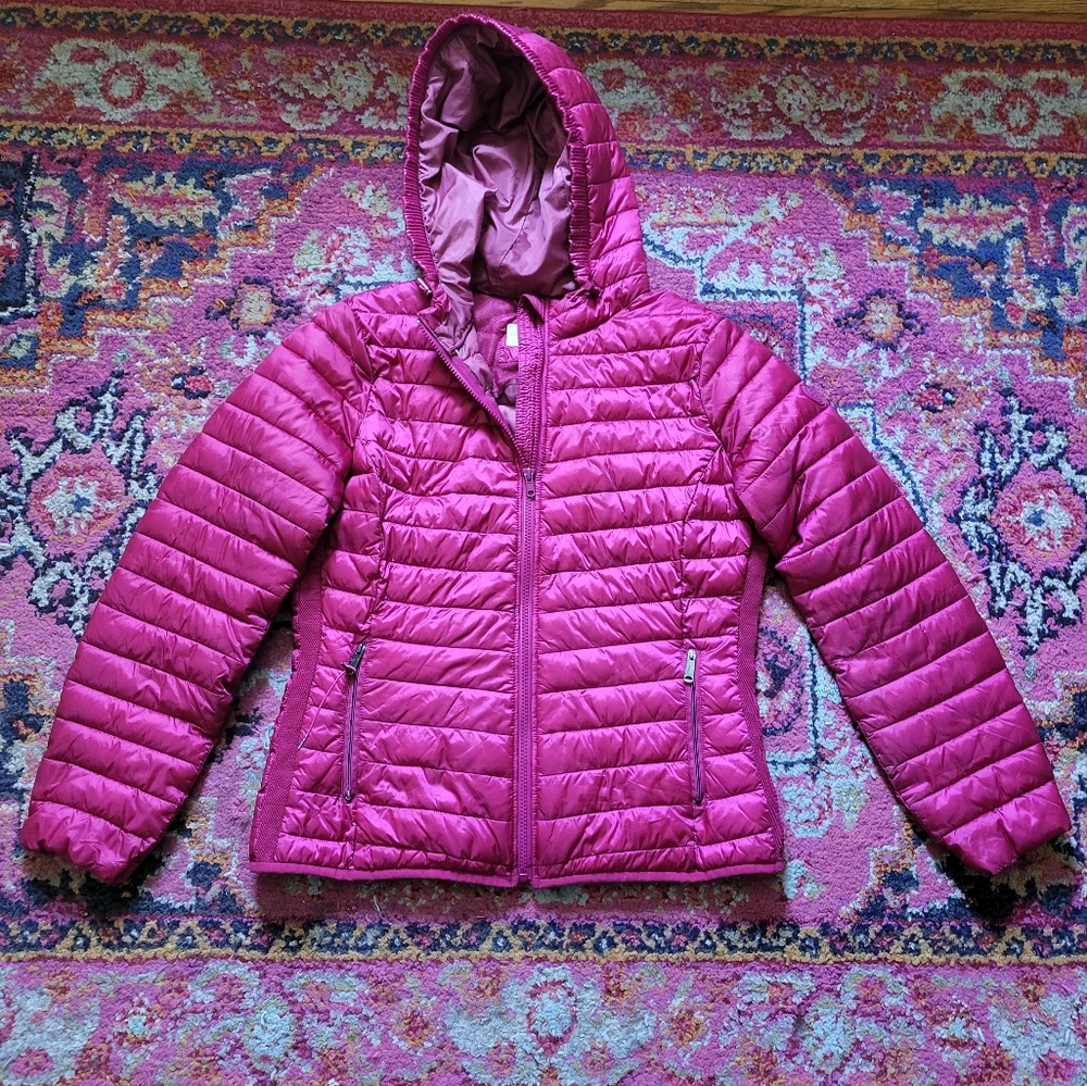 Tom Tailor pink women's lightweight puffer